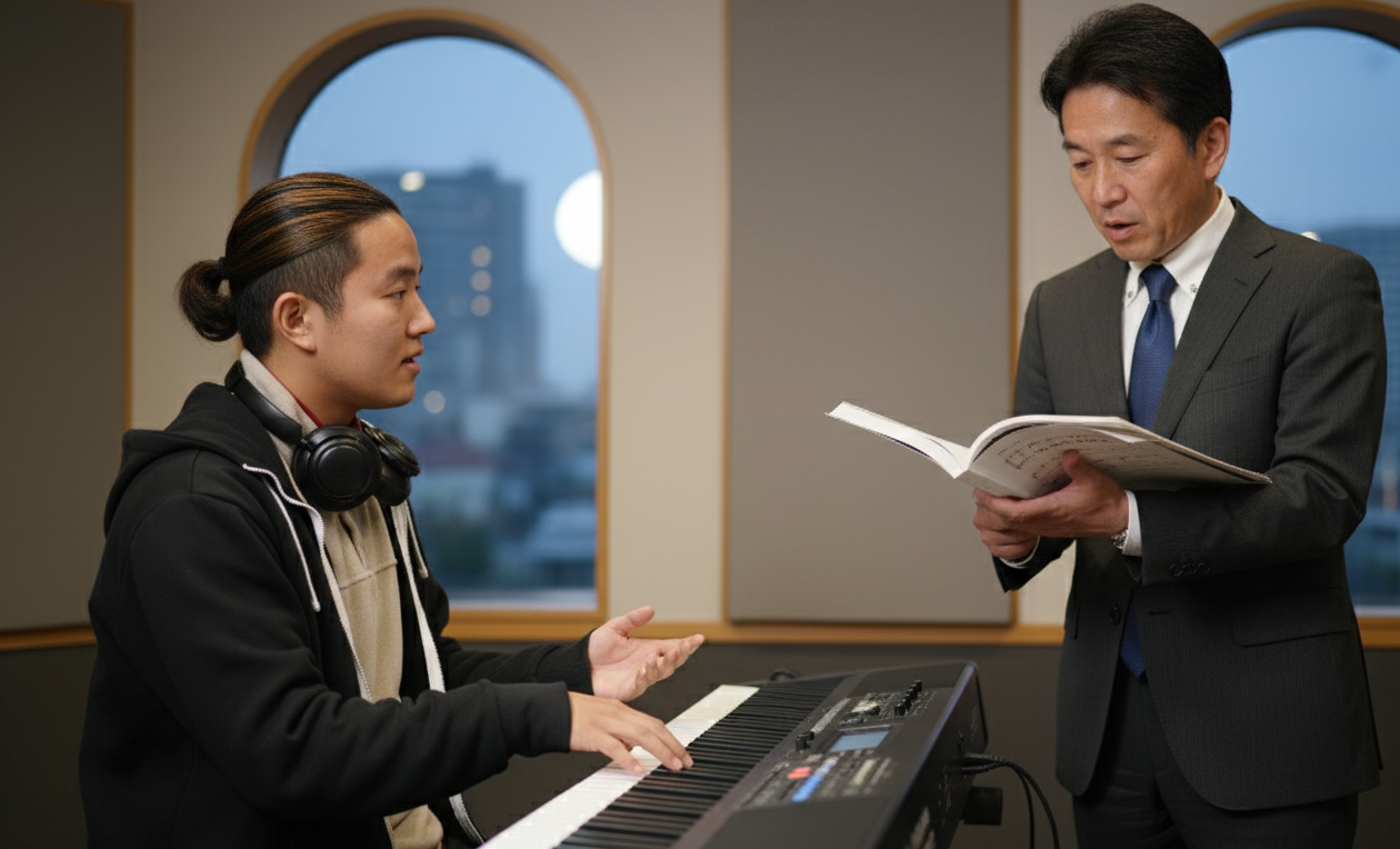 ボイストレーニングの様子